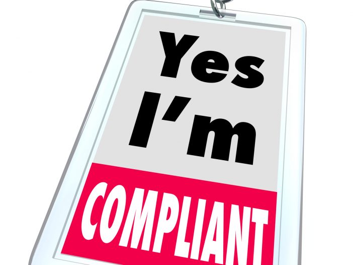 Yes I'm Compliant Badge Rules Regulations Compliance